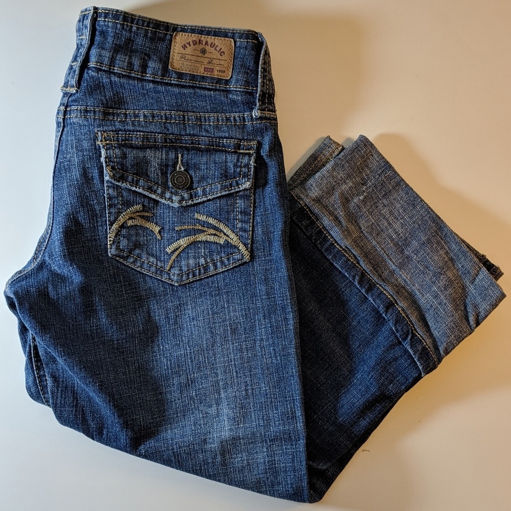 Hydraulic Jean Capris Ankle Pants